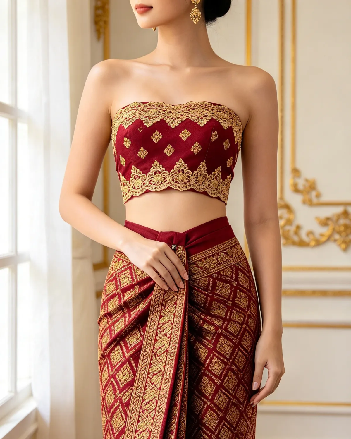 Kamen Wiron Songket Adat
