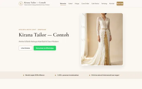 Tema Butik Klasik